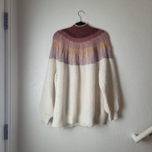 Maurices Plus Size Ombre Mock Neck Pullover Sweater - Picture 8 of 8